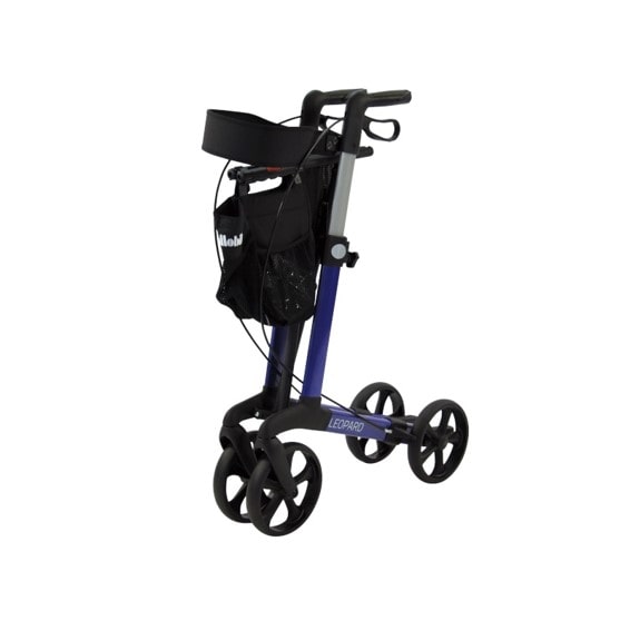 Mobilex Leopard Rollator by Cinque Ports Mobility (Front Folded)